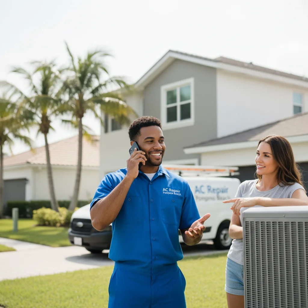 AC Repair Pompano Beach customer support in Iva